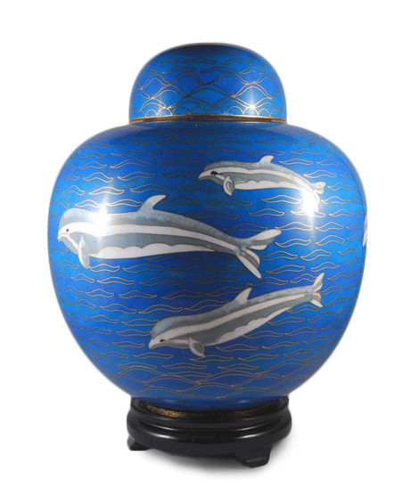 U13 Dolphin Cloisonné Image